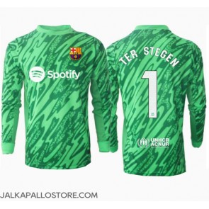 Barcelona Ter Stegen #1 Maalivahti Vieraspaita 2024-25 Pitkähihainen